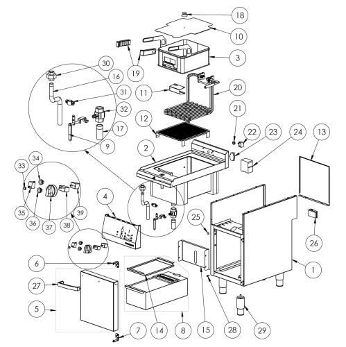 Frytownica elektryczna, V 15 l, 15 kW