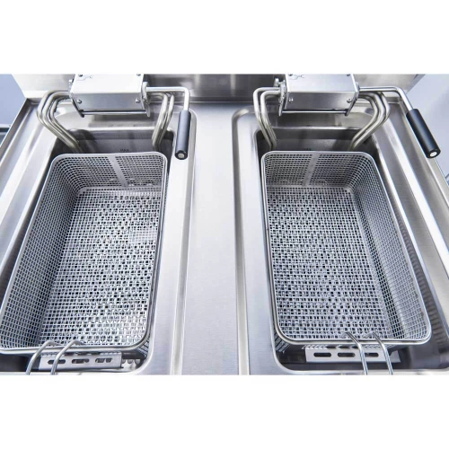 Frytownica elektryczna, nastawna, V 2x10 l, 18 kW