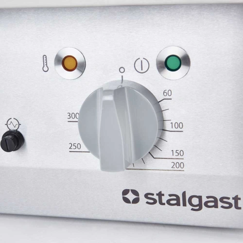 Płyta grillowa elektryczna, ryflowana, 4 kW