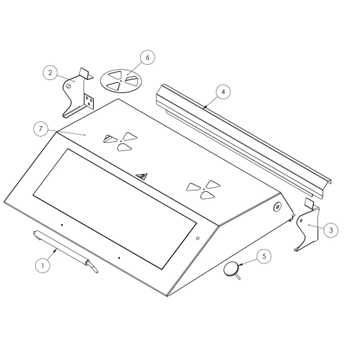 Pokrywa do płyty grillowej Pokrywa do płyty grillowej