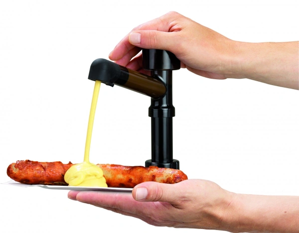 Dyspenser do sosów z pompką 4x3,3 L | Bartscher