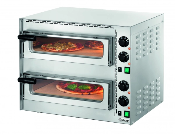 Piec do pizzy Bartscher Mini Plus 2 - dwukomorowy