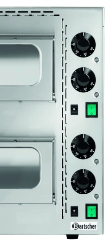 Piec do pizzy Bartscher Mini Plus 2 - dwukomorowy