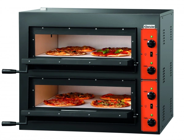 Piec do pizzy Bartscher - 2 komory 610 x 610 mm