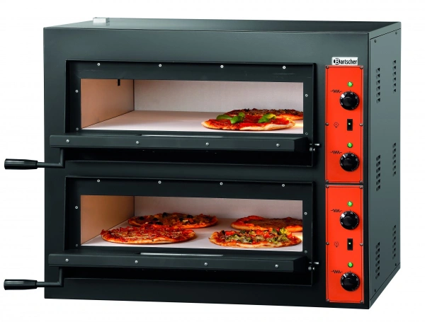 Piec do pizzy Bartscher - 2 komory 610 x 610 mm