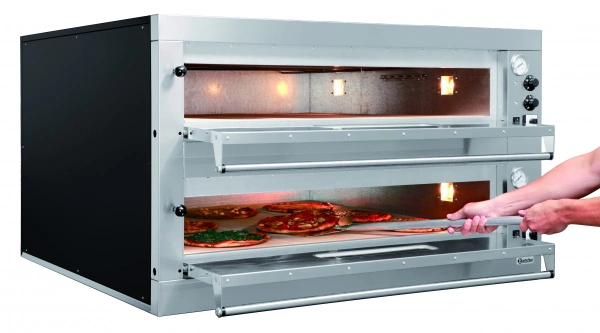 Piec do pizzy Bartscher 2 komory 1050 x 1050 mm