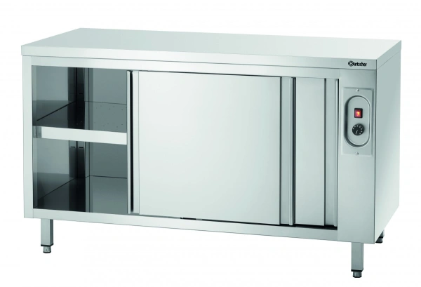 Szafka grzejna nierdzewna - 1400 x 700 mm