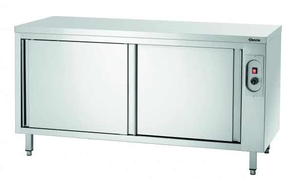 Szafka grzewcza nierdzewna - 1600 x 700 mm