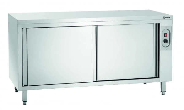 Szafka grzewcza nierdzewna - 1600 x 700 mm