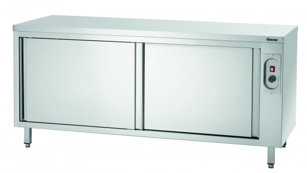 Szafka grzewcza nierdzewna - 1800 x 700 mm