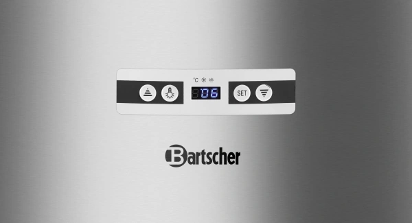 Witryna cukiernicza obrotowa przeszklona 400L | Bartscher