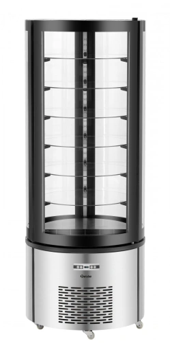 Witryna cukiernicza obrotowa przeszklona 400L | Bartscher