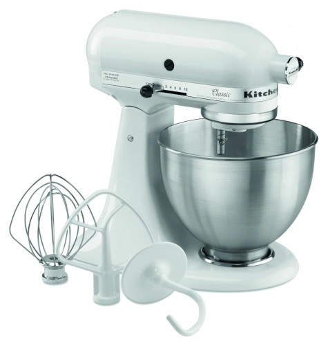 KitchenAid 5K45SSEWH, biały, 4,28L