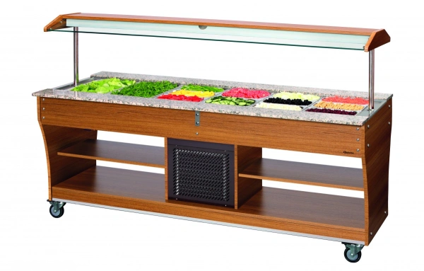 Wózek bufetowy chłodniczy - 6 x 1/1 GN