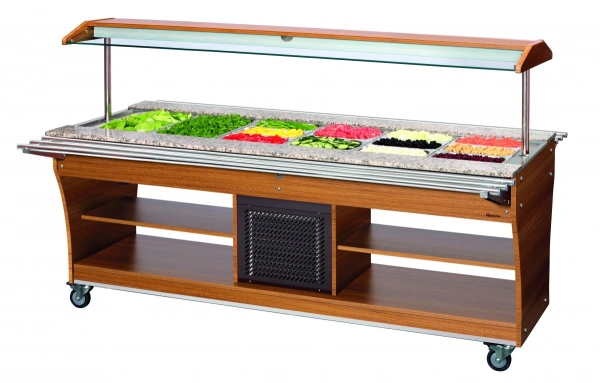 Wózek bufetowy chłodniczy - 6 x 1/1 GN