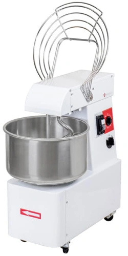 Miesiarka spiralna do ciasta ze stałym hakiem i dzieżą RQBT 40 litrów 400V
