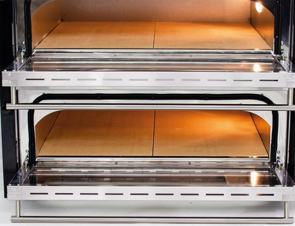 Piec do pizzy elektryczny dwukomorowy 12x35 (TecPro66)