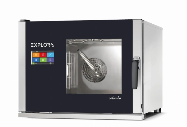 Piec konwekcyjno-parowy Explora Colombo 5xGN1/1 sonda system myjący 7,8kW Piec konwekcyjno-parowy Explora Colombo 5xGN1/1 sonda system myjący 7,8kW