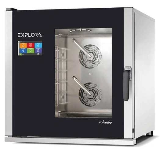 Piec konwekcyjno-parowy Explora Colombo 7xGN1/1 sonda system myjący 10,5kW Piec konwekcyjno-parowy Explora Colombo 7xGN1/1 sonda system myjący 10,5kW