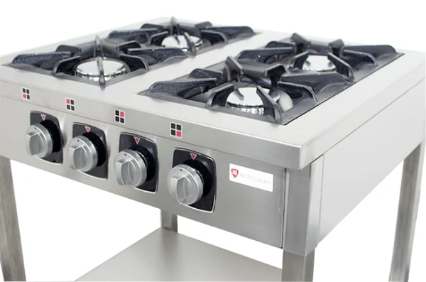 Kuchnia gazowa wolnostojąca 4 palnikowa 32,8kW