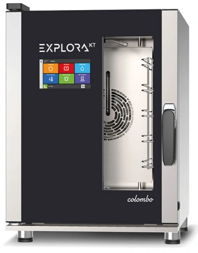 Piec konwekcyjno-parowy Explora Colombo KT 5xGN2/3 sonda system myjący 6,1kW Piec konwekcyjno-parowy Explora Colombo KT 5xGN2/3 sonda system myjący 6,1kW