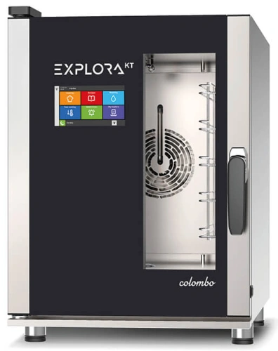 Piec konwekcyjno-parowy Explora Colombo KT 5xGN1/1 sonda system myjący 7,9kW Piec konwekcyjno-parowy Explora Colombo KT 5xGN1/1 sonda system myjący 7,9kW