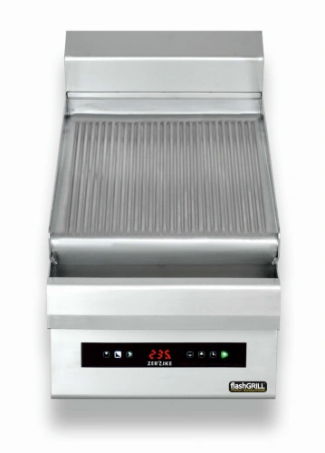 Płyta grillowa elektryczna nastawna pojedyncza ryflowana Zernike