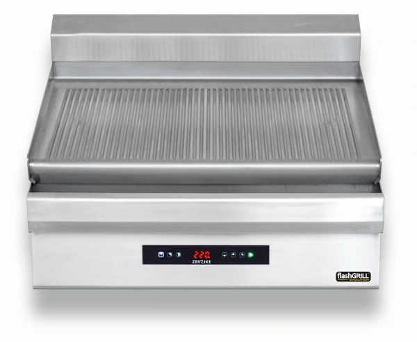 Płyta grillowa elektryczna nastawna podwójna ryflowana Zernike