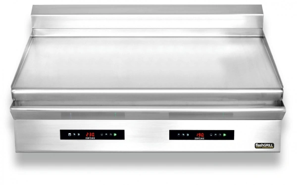 Płyta grillowa elektryczna nastawna podwójna gładka Zernike