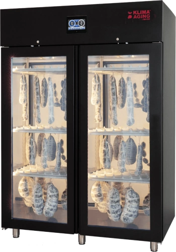 Szafa do sezonowania dwudrzwiowa o pojemonści 150 kg, Klima Aging System Zernike