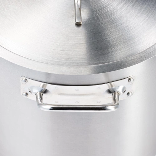 Garnek wysoki z pokrywką stalowy, ø 280 mm, V 15.4 l