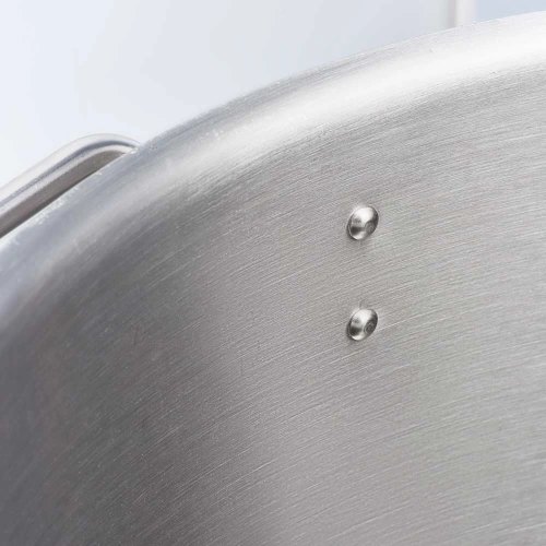 Garnek wysoki z kranem, stalowy, o średnicy 400 mm, V 50.3 l