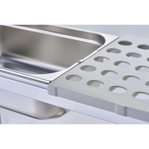 Regał magazynowy aluminiowy na pojemniki GN 1/1