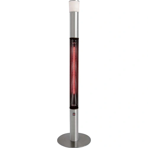 Lampa grzewcza z oświetleniem LED, H 1800 mm, P 1.5 kW