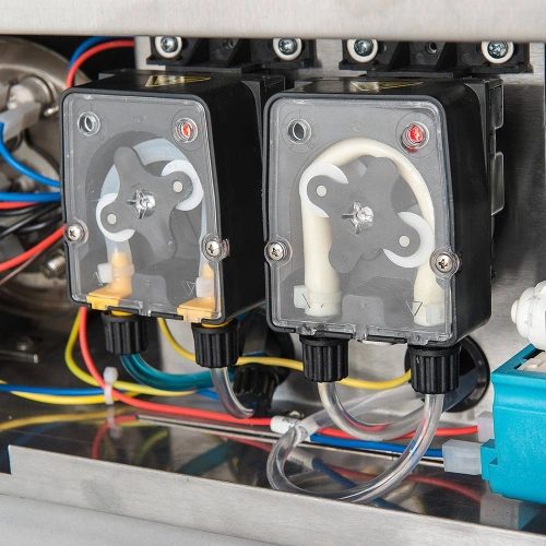Zmywarko wyparzarka z podstawą, uniwersalna, dozownik płynu myjącego, P 3.4/4.9 kW, U 230/400 V