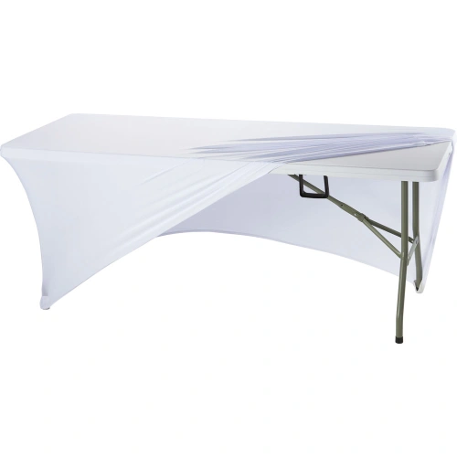 Pokrowiec na stół cateringowy - biały