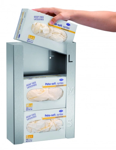 Dyspenser rękawiczek ścienny 260x95x390mm | Bartscher K30