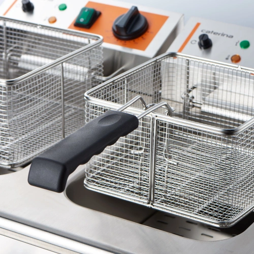 Frytownica elektryczna, 2-komorowa, Caterina, V 2x3.5 l, P 4 kW