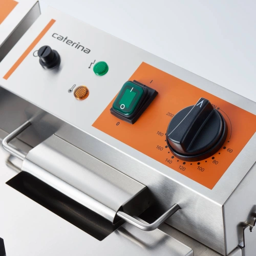 Frytownica elektryczna, 2-komorowa, Caterina, V 2x5 l, P 4 kW