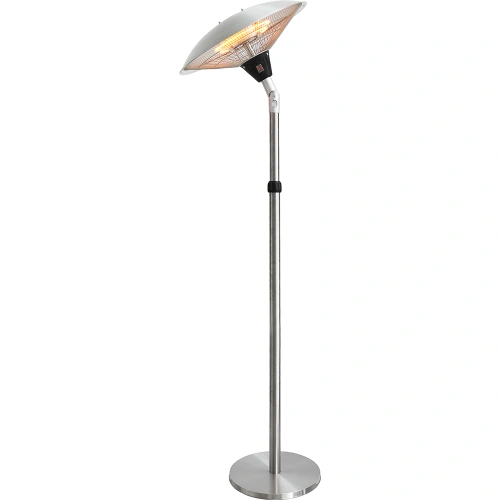 Parasol grzewczy z regulowana wysokością, łamana głowica Parasol grzewczy z regulowana wysokością, łamana głowica