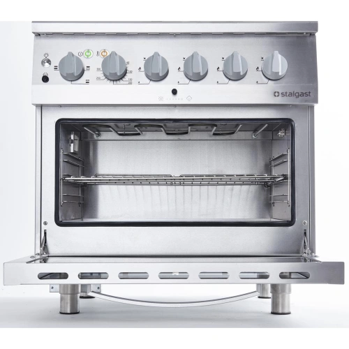 Kuchnia gazowa z piekarnikiem elektrycznym, 4-palnikowa, P 24+7 kW, U G30