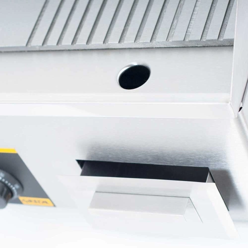 Płyta grillowa 2/3 gładka, 1/3 ryflowana, P 3.5 kW, U 230 V