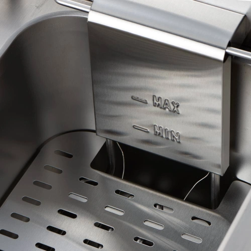 Frytownica elektryczna z kranem, 2-komorowa, Caterina, V 2x8 l, P 2x3 kW