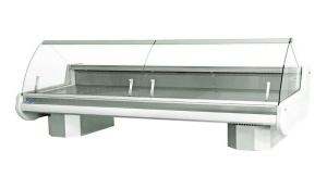 Lada chłodnicza z uchylną szybą frontową, głębokość 1200mm | COLD MODENA W PVU