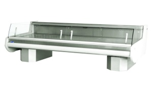 Lada chłodnicza samoobsługowa z krótką szybą, głębokość 1200mm | COLD MODENA W PVK