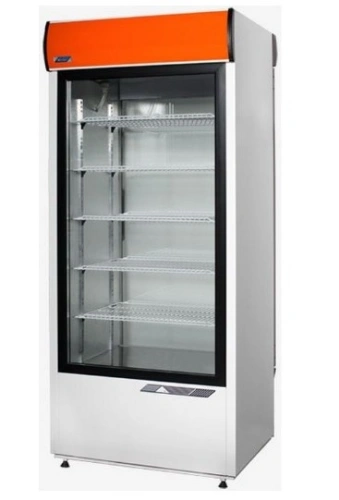 Szafa chłodnicza z przeszklonymi drzwiami przesuwnymi, głębokość 780m | COLD ASTANA II