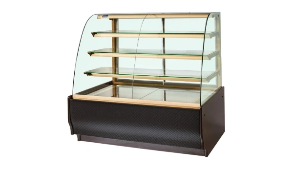 Witryna chłodnicza cukiernicza z giętą szybą, głębokość 930 mm, oświetlenie LED | COLD CARMELLO C Gn Witryna chłodnicza cukiernicza z giętą szybą, głębokość 930 mm, oświetlenie LED | COLD CARMELLO C Gn