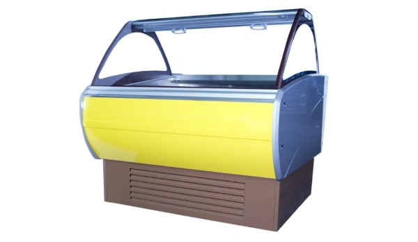 Dystrybutor do lodów, głębokość 1120 mm | stelaż pod kuwety 5,2L x 12szt/ 16szt | COLD MALIBU W DL
