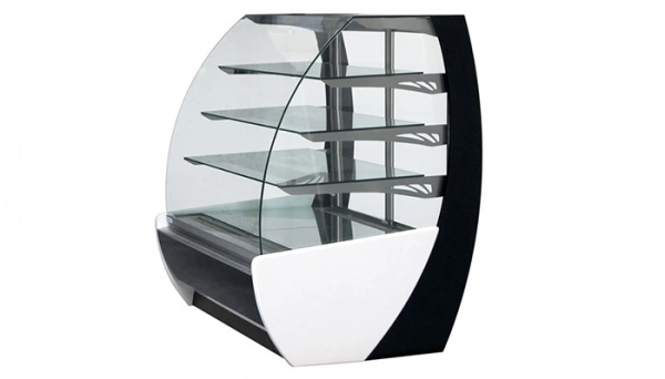 Witryna cukiernicza chłodnicza, gięta szyba | IGLOO KAMELEO