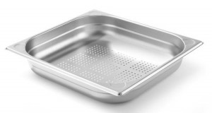 Pojemnik GN 2/3 Kitchen Line perforowany - 354x325 mm65 mm | Hendi 807224